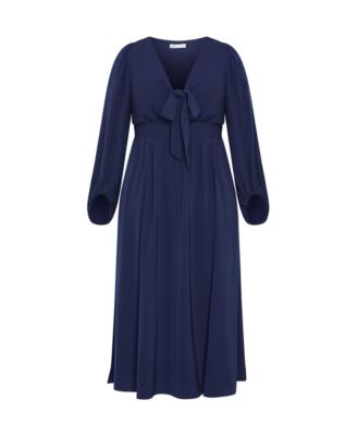 Plus Size Ivanna V Neck Maxi Dress