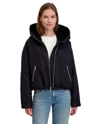 Women's Hooded Bomber Jacket