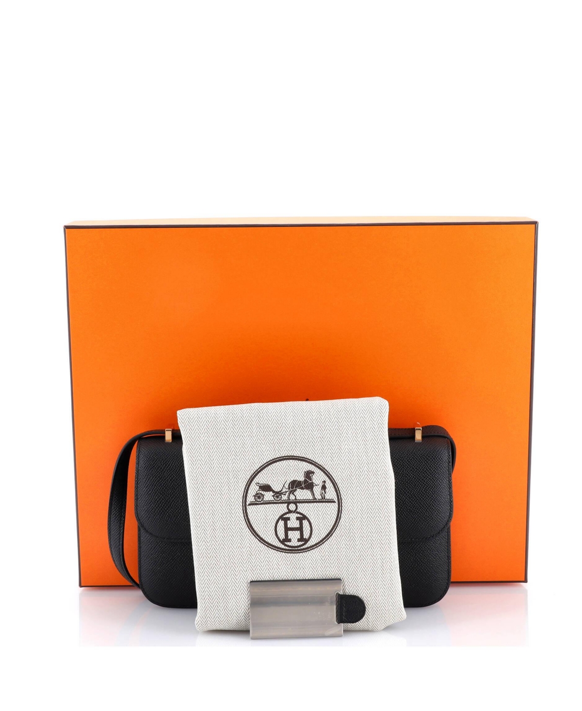 Pre-Owned Hermes 25 Constance Elan Nm Bag Epsom