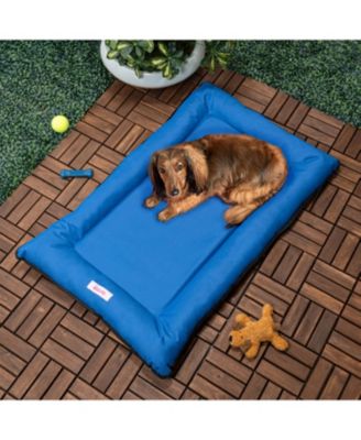 Archie Traditional Oxford Waterproof Indoor/Outdoor Hand-Washable Memory Foam Camping Pet Bed