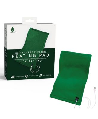 Large Electric Heating Pad with USB-C – 12"x24", Ultra Soft Fabric, 3 Heat Settings, Auto Shut-Off