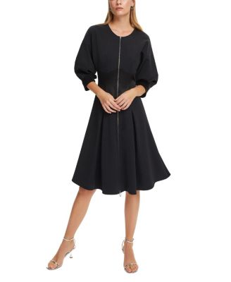 Women's Midi Zipper Dress