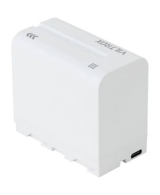 L-Series NP-F970 48.84Wh 7.4V 6600mAh Lithium-Ion Battery, White