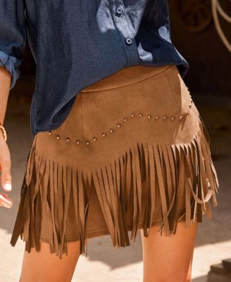 Women's Western Whim Mini Skirt