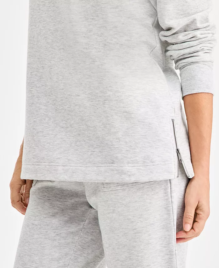 Women's Luxsoft Fleece Cowl-Neck Sweatshirt - thumbnail 6