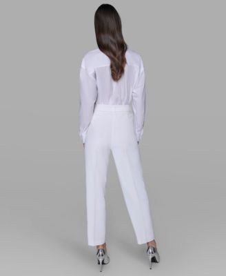Women's Embellished Belt Pants