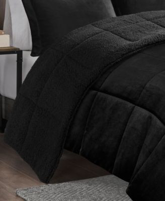 Alton Plush to Sherpa Down Alternative 4-Pc. Comforter Set, Full/Queen