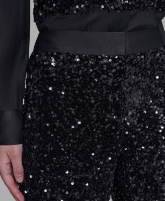 Women's Sequin Detail Pants