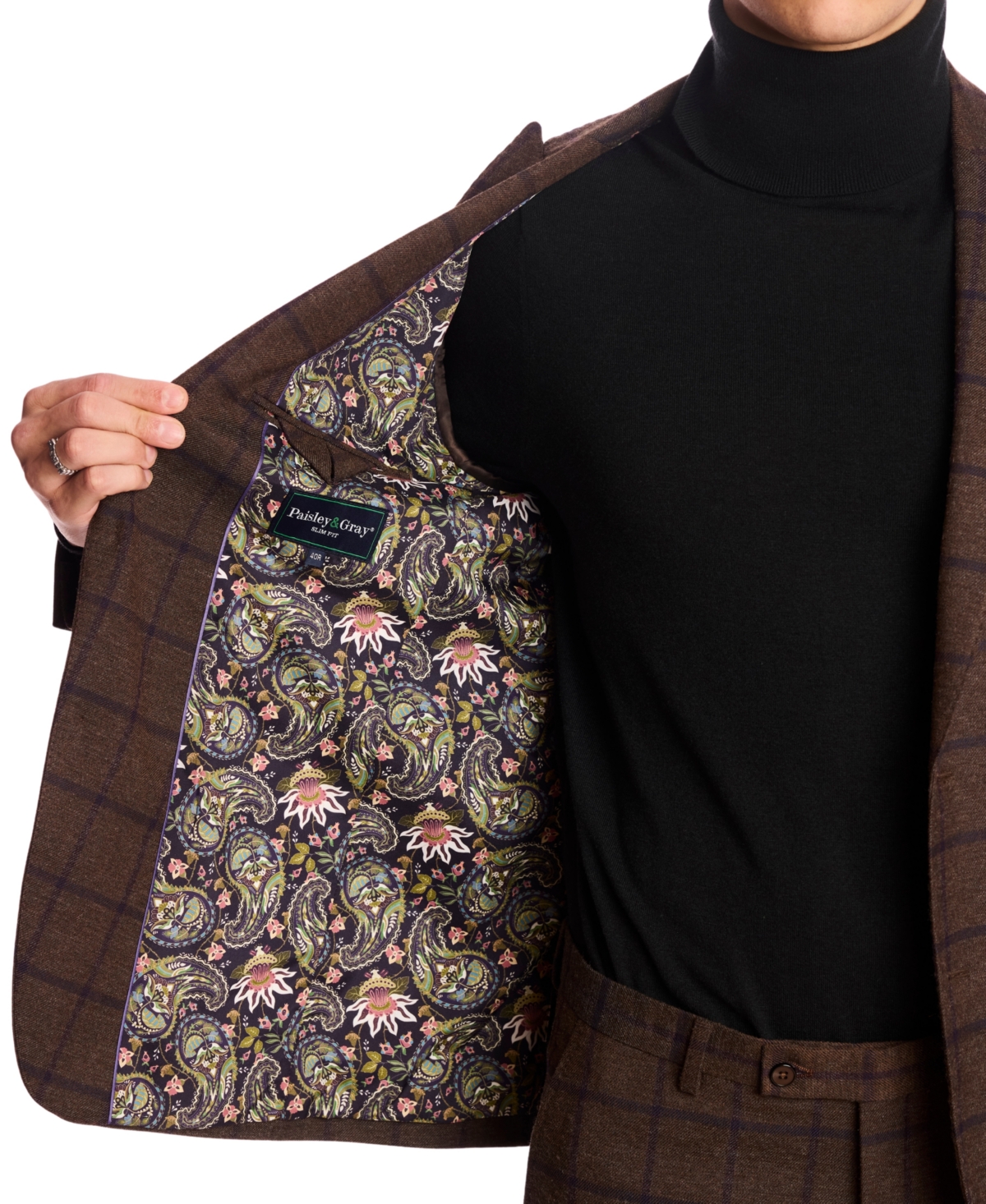 Paisley & Gray Ashton Peak Jacket In Brown