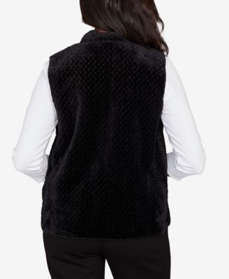 Barcelona Plush Fleece Lined Vest Jacket