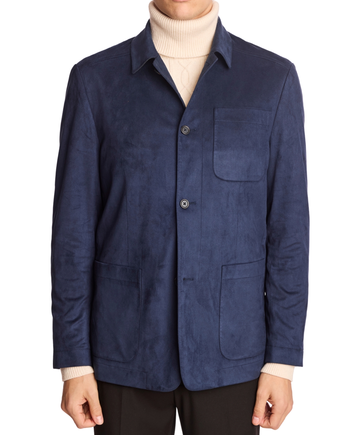 Paisley & Gray Men's Button-up Jacket In Blue