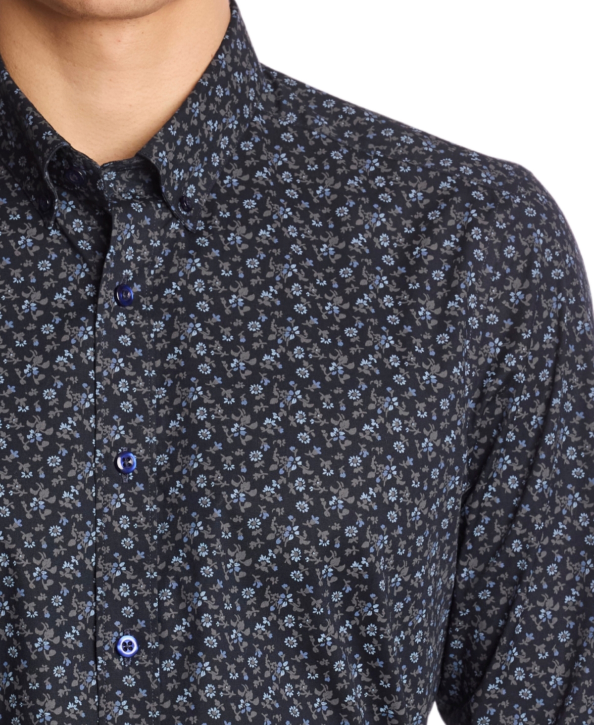 Paisley & Gray Brian Button Down Shirt In Blue