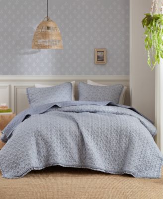 Linwood Ruffle 3-Pc. Quilt Set, Queen