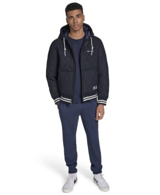 Men's Wool Blend Quilted Jacket