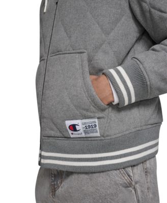 Men's Wool Blend Quilted Jacket