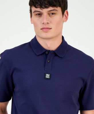 Men's Deabono Short-Sleeve Button-Placket Polo Shirt