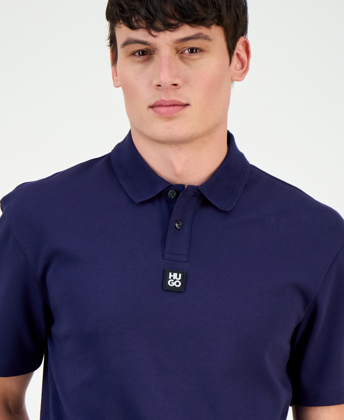 Hugo Boss Men's Deabono Short Sleeve Button-Placket Polo Shirt