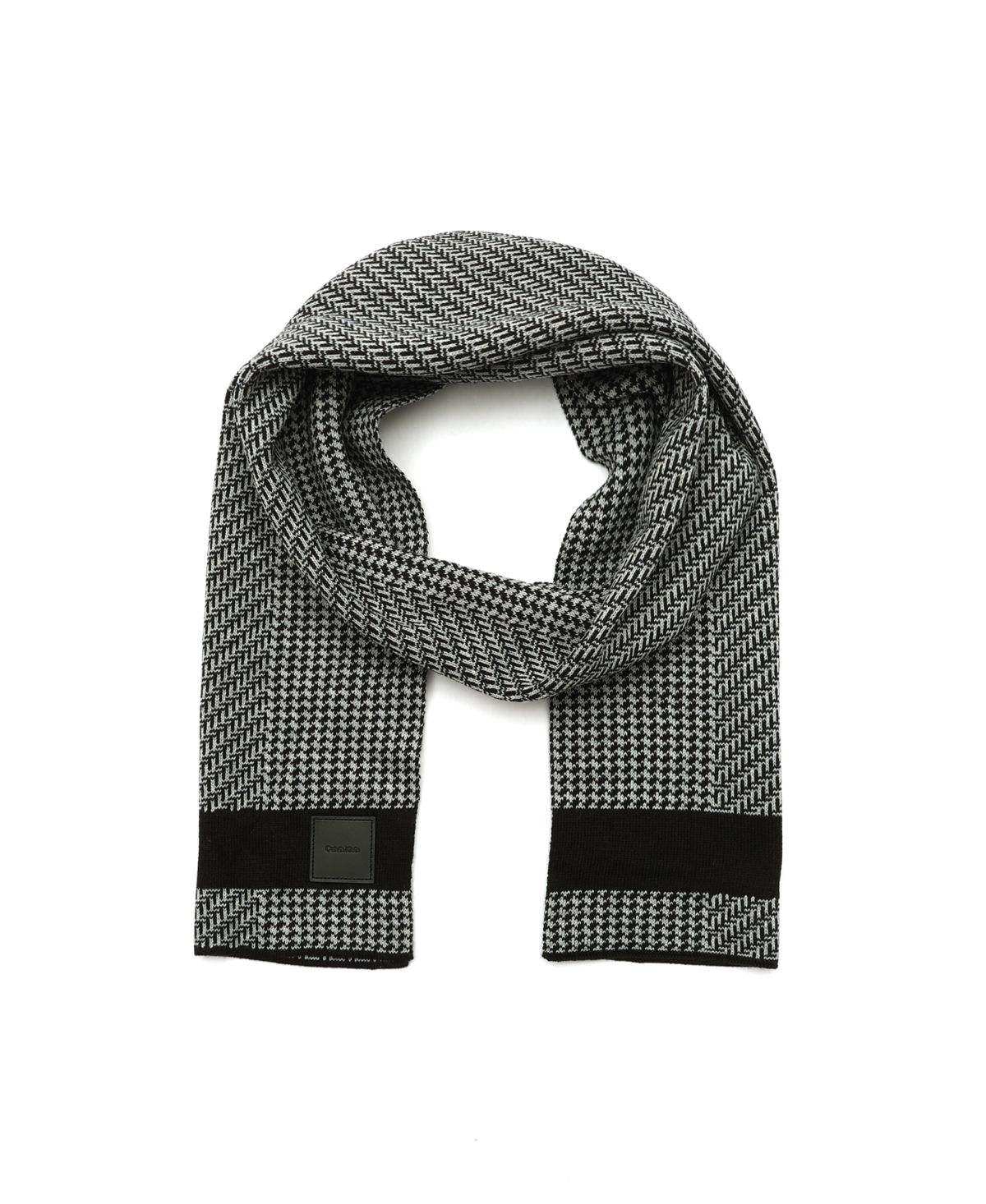 Мужской шарф со смешанным рисунком