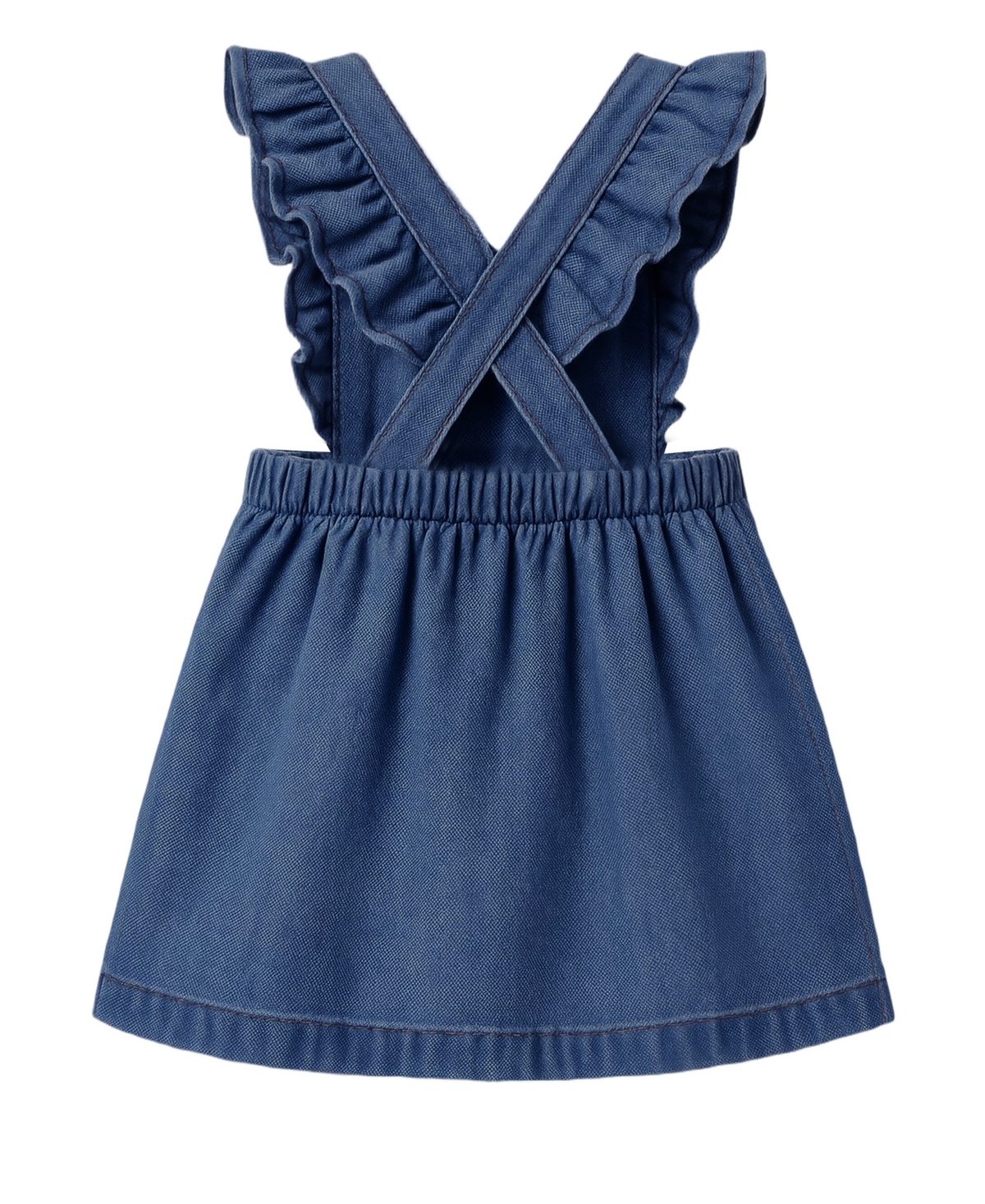 Disney Baby Girls 3-Piece Minnie Mouse Denim Jumper, Bodysuit and Tights Set