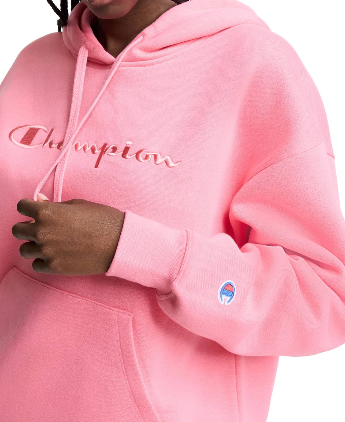 Champion Women's Tonal Script Freshman Powerblend Long Sleeve Hoodie