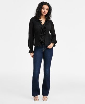 Women's Sexy High-Rise Flare-Leg Jeans