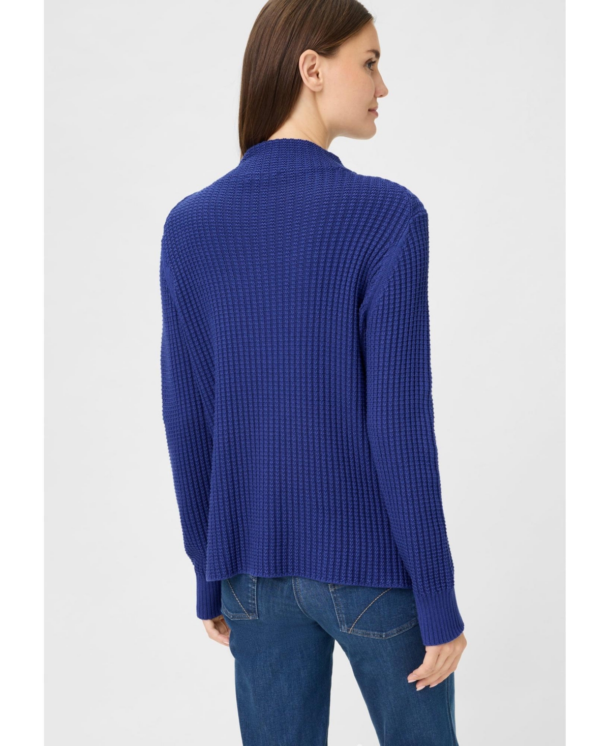 Olsen Women's Solid Mock Neck Sweater