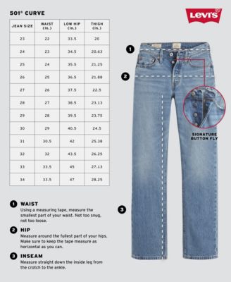 Women's 501 Curve High-Rise Straight-Leg Jeans