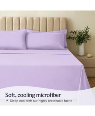 3-PC Silky Soft Cooling Deep Pocket Sheet Set, TwinXL
