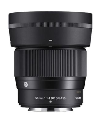 56mm f/1.4 DC DN Contemporary Lens for Nikon Z Bundle with 55mm Filter Kit, Lens Pouch, Lens Cleaner, Cleaning Kit, Lens Cap Tether