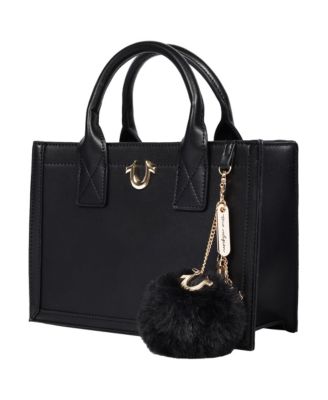 Pom Dangle Modern Tote