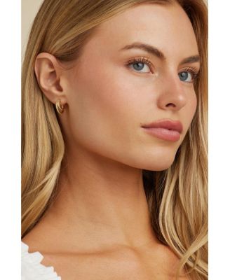 Hannah Crystal Mini Hoops