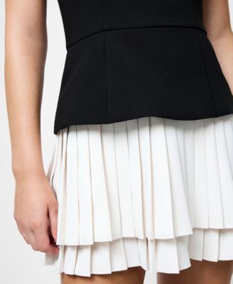 Women's Azra Strapless Pleat Mini Dress