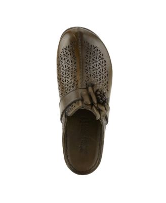 Lilybean Open Back with Genuine Leather Upper