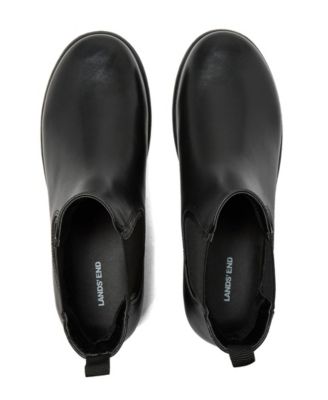 Women's Wide Width Classic Leather Chelsea Boots