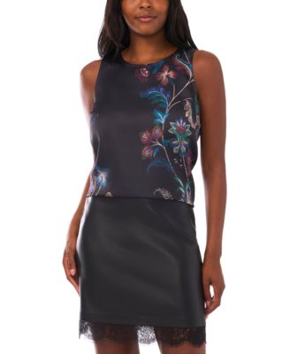 Vince Camuto - Women's Keyhole Back Sleeveless Tank Top