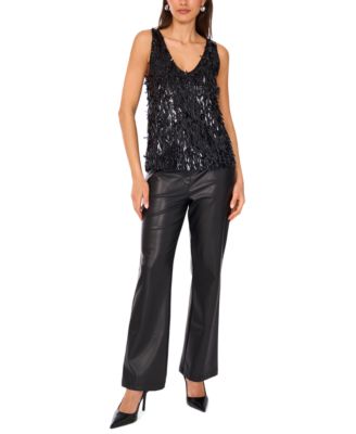 Women's V-Neck Boxy Tank Top