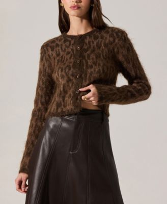 ASTR the Label - Women's Katria Long Sleeve Cardigan Sweater