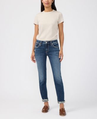 Silver Jeans Co. - Women's Boyfriend Fit Slim Jeans