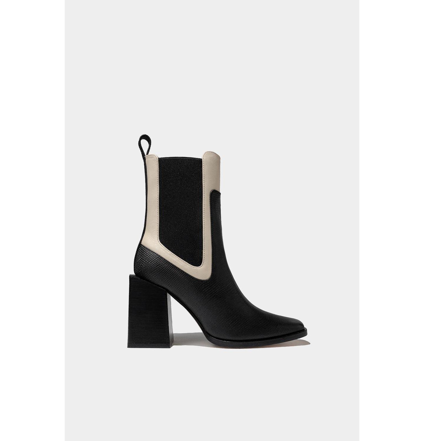 Женские ботинки Dante ' Leather Ankle Boots Adama, цвет: Чёрный — фото 4