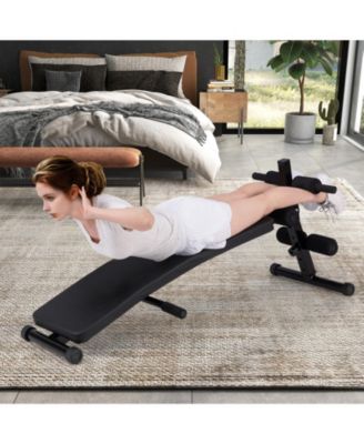 Adjustable Decline Sit Up Bench for Home Gym Core Strength Training