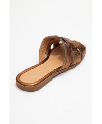 Women's Notre Leather Flat Sandals