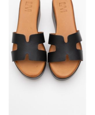Lia Leather Platform Sandal (Women)