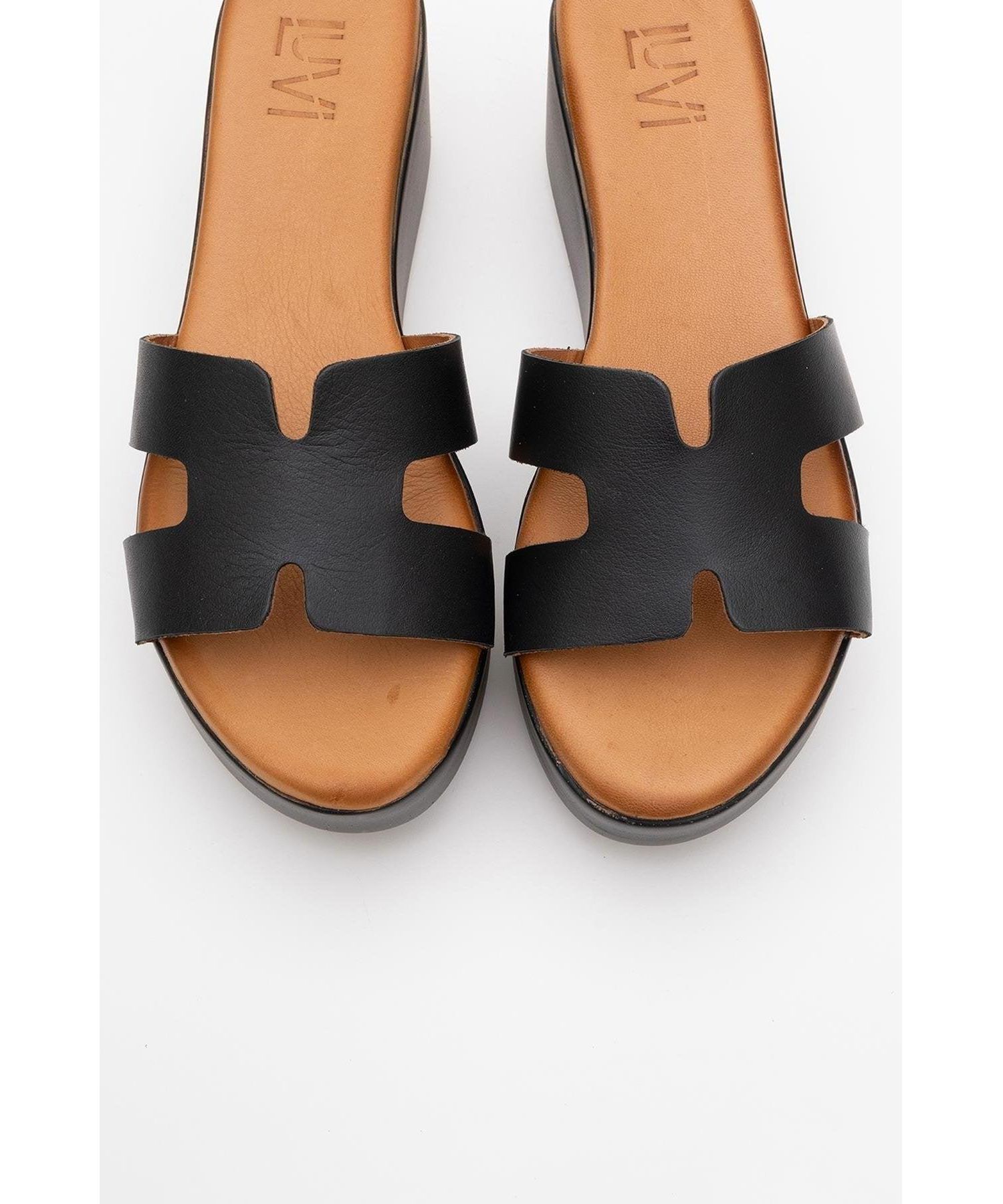 Lia Leather Platform Sandal (Women)