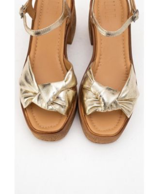 Tily Platform Wedge Leather Sandal (Women)