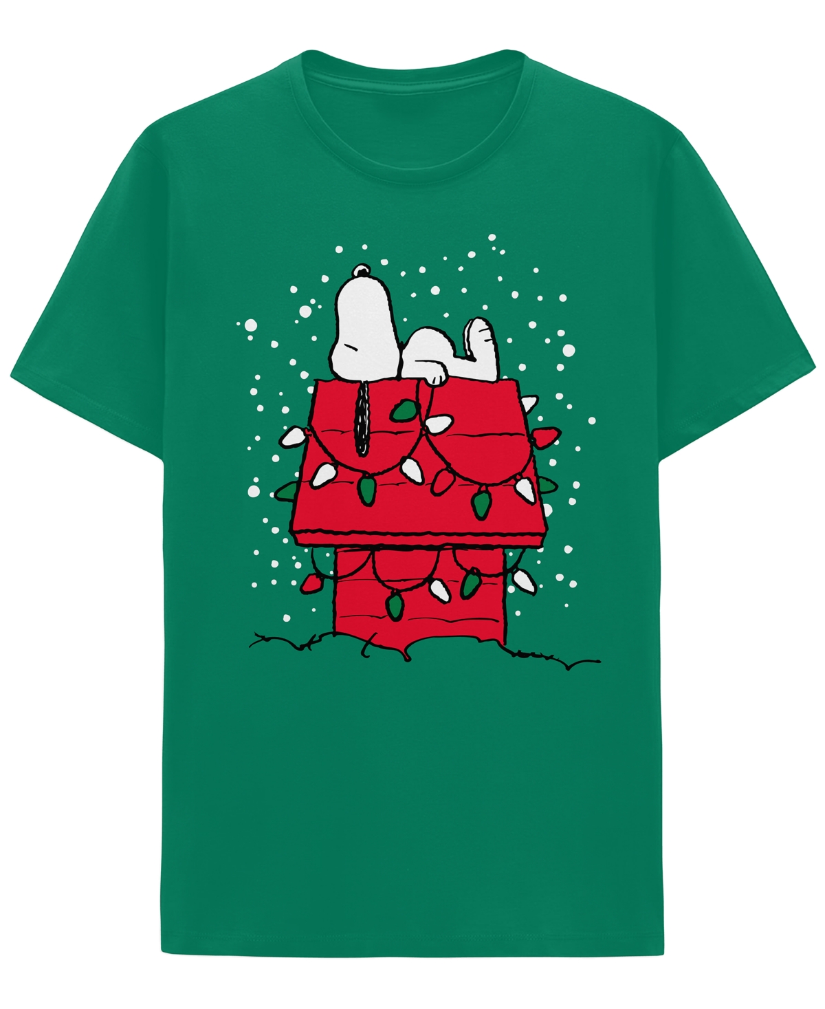 Hybrid Apparel Men's Snoopy Doghouse Short Sleeve T-Shirt