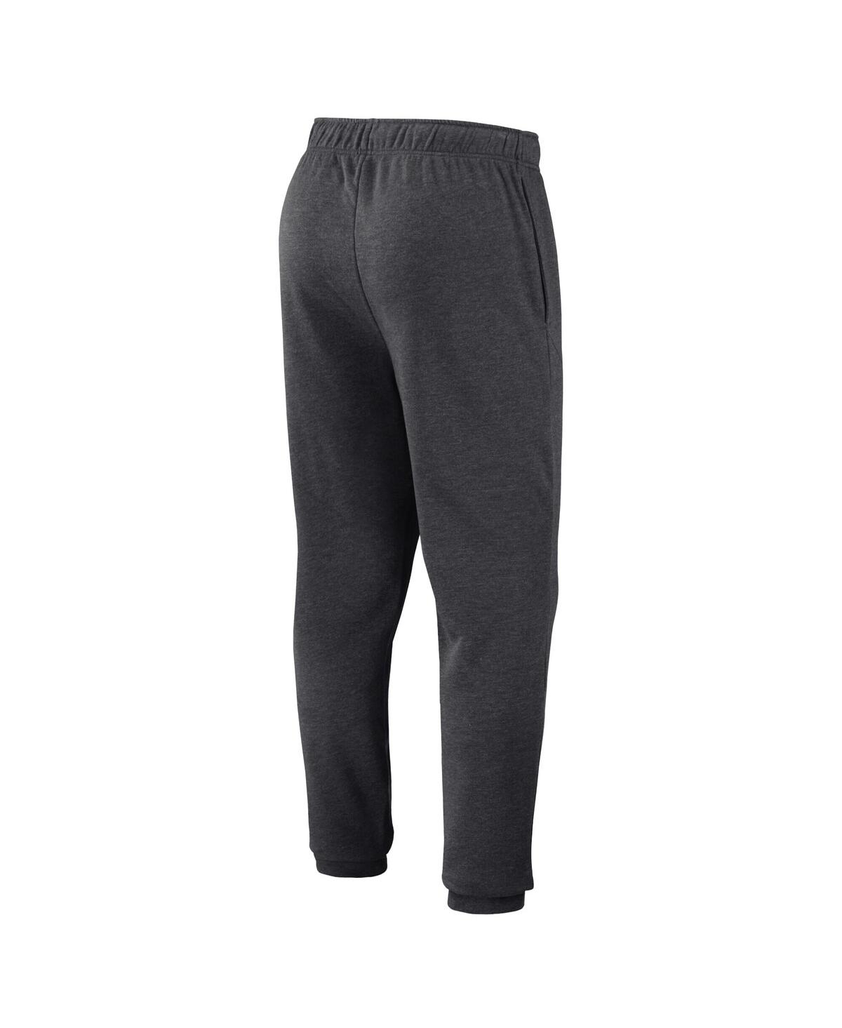 Fanatics Men's Heather Charcoal San Francisco Giants Fleece Jogger Pants In Gray