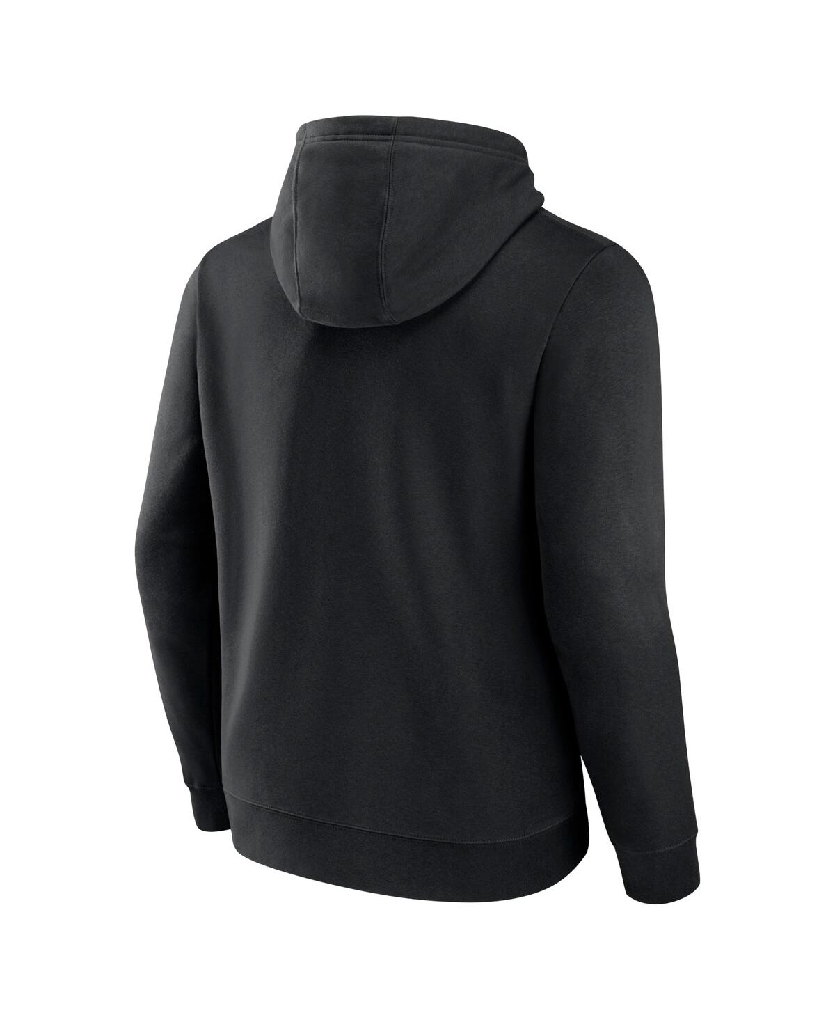 Fanatics Men's Black New Orleans Saints Pylon Outline Pullover Hoodie