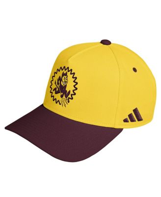 adidas - Men's Gold/Maroon Arizona State Sun Devils Throwback A-Frame Snapback Hat