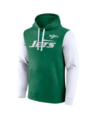 Men's Kelly Green New York Jets Fleece Pullover Hoodie