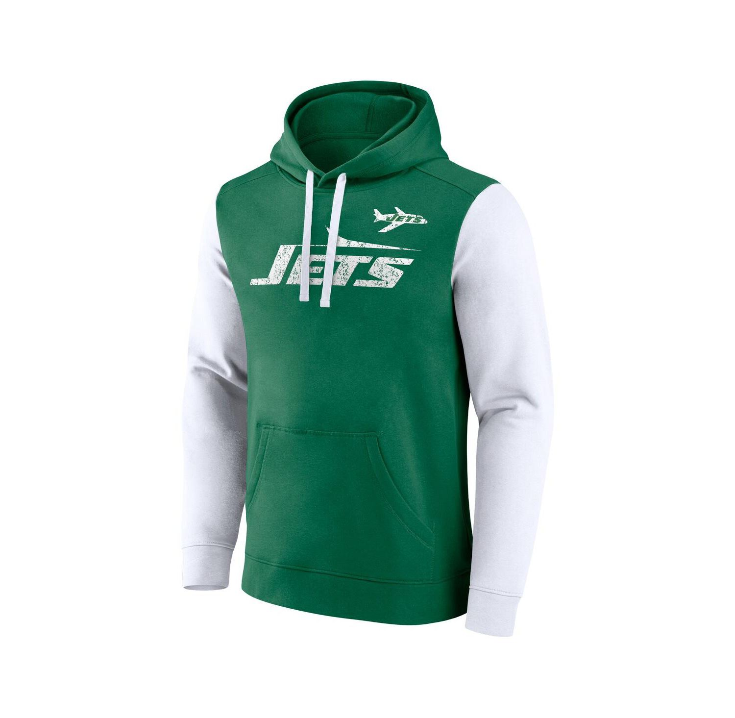 Men's Kelly Green New York Jets Fleece Pullover Hoodie